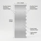 Personalized Cake Scraper Stainless Steel Double Sided Icing Smoother and Decorating Comb Custom Engraved