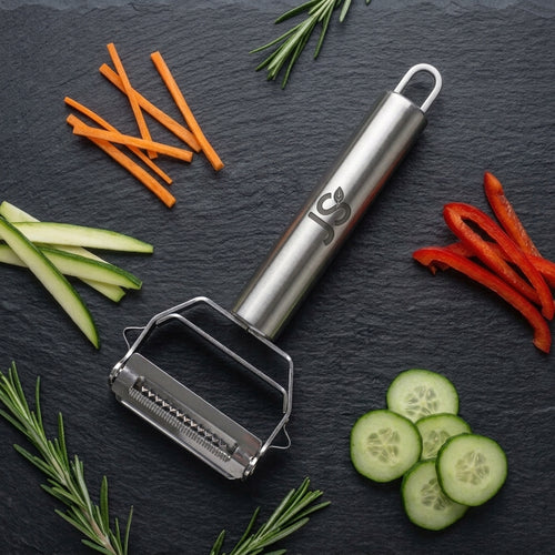 Personalized Julienne Peeler Stainless Steel 2 in 1 Vegetable Peeler Custom Engraved