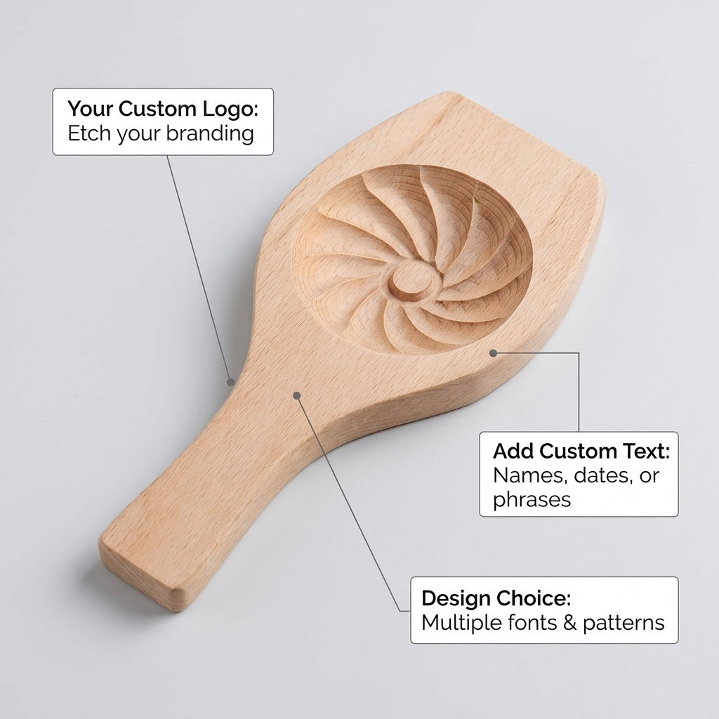 Personalized Bao Bun Maker Wooden Baozi Mold Gift for Food Enthusiasts Custom Engraved