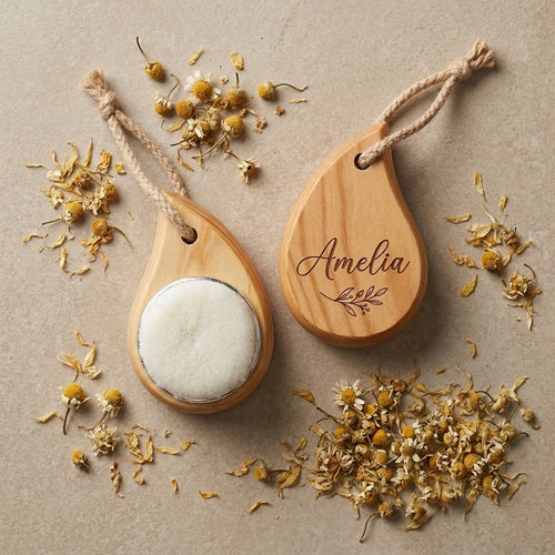 Personalized Facial Cleansing Brush Soft Bristle Wooden Handle Custom Engraved