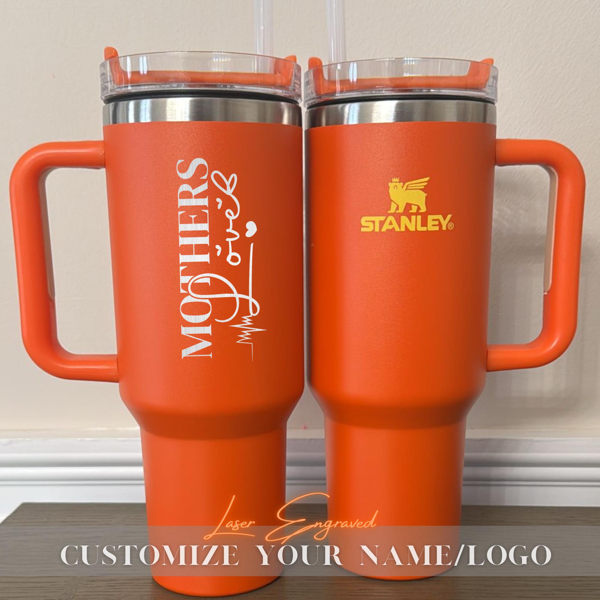 Stanley Quencher 40oz Tumbler - Engraved Insulated Mug - Custom Reusable Drinkware - Best Mom Gift - 2025 Mothers Day gift