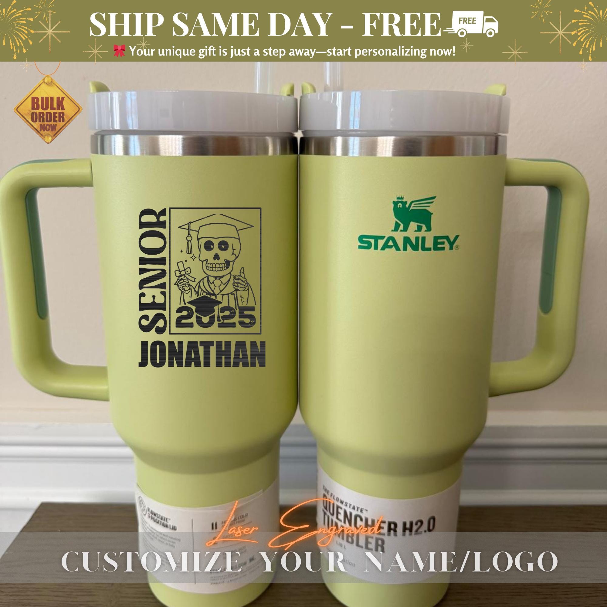 Senior Tumbler,Class of 2025 tumbler,Gift for senior,High school senior tumbler,Class of 2025 water bottle,Gift for Graduate,Senior bottle