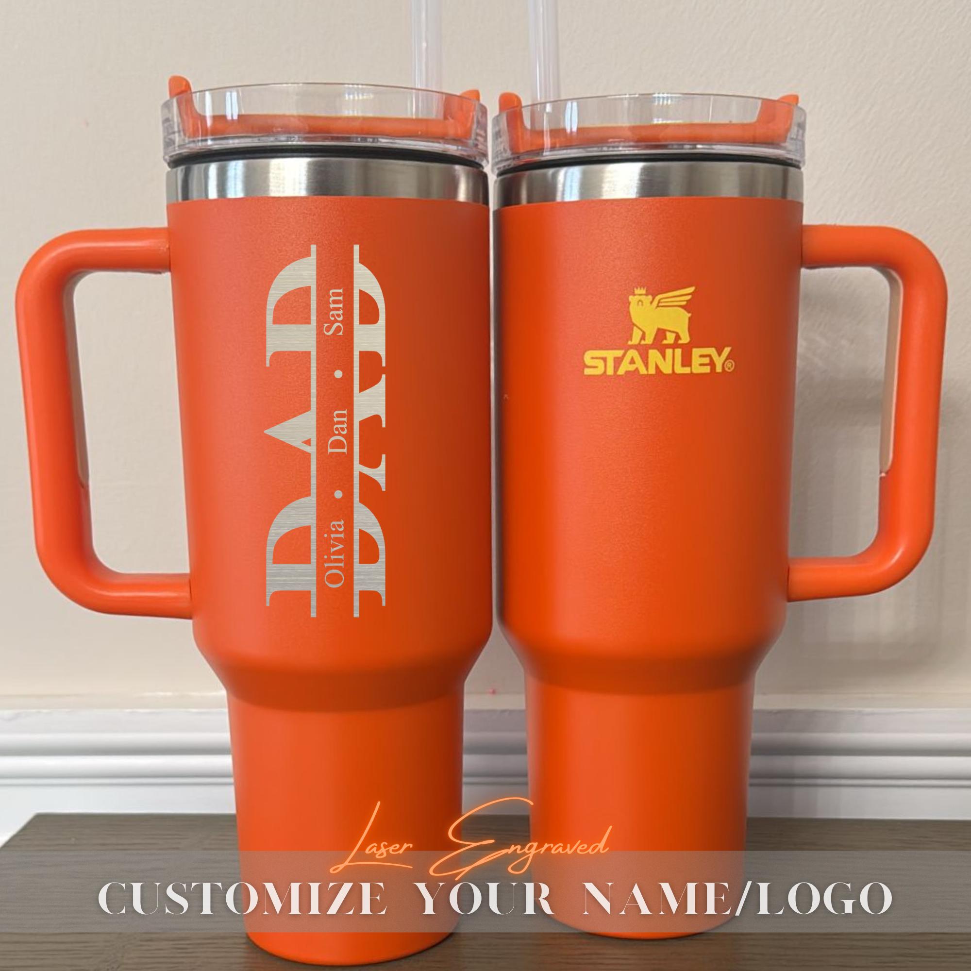 Dad, Grandpa, Papa Forest With Kids' Names Personalized 40oz Tumbler, Custom Dad Tumbler With Kids Names, Dad Gift From Daughter, Dad Cup