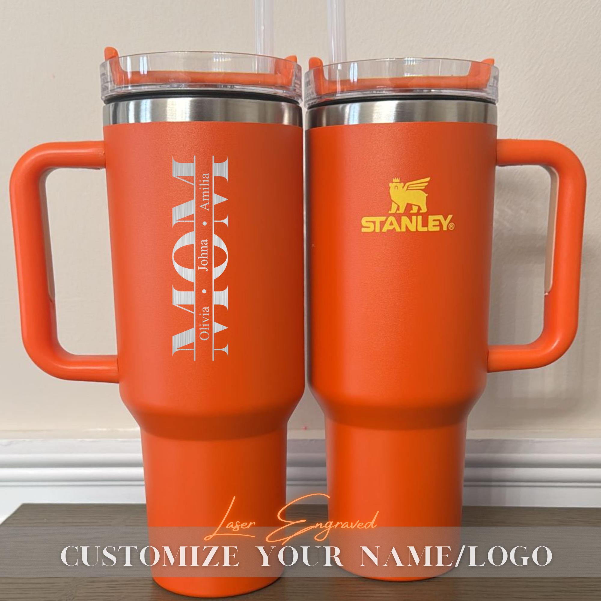 Custom Kids' Names - Personalized 40oz Tumbler, Floral Mom Tumbler, Custom Name Gift, Mother's Day Gift, Gift For Mom Mama Grandma From Kids