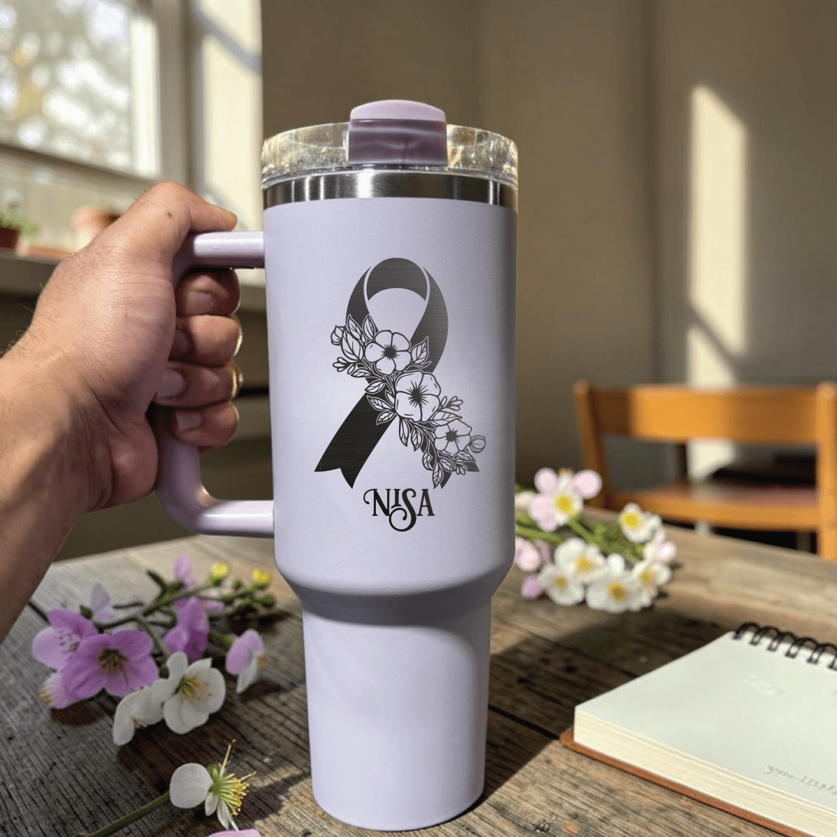 Cancer Day Stanly Tumbler 12 - Us Engravo
