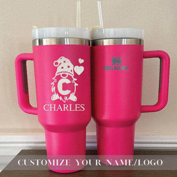 Personalized Football Stanley 40oz cups - Custom American football Stanley Tumbler with Name - Football Gifts for Him and Her - Sports Gifts