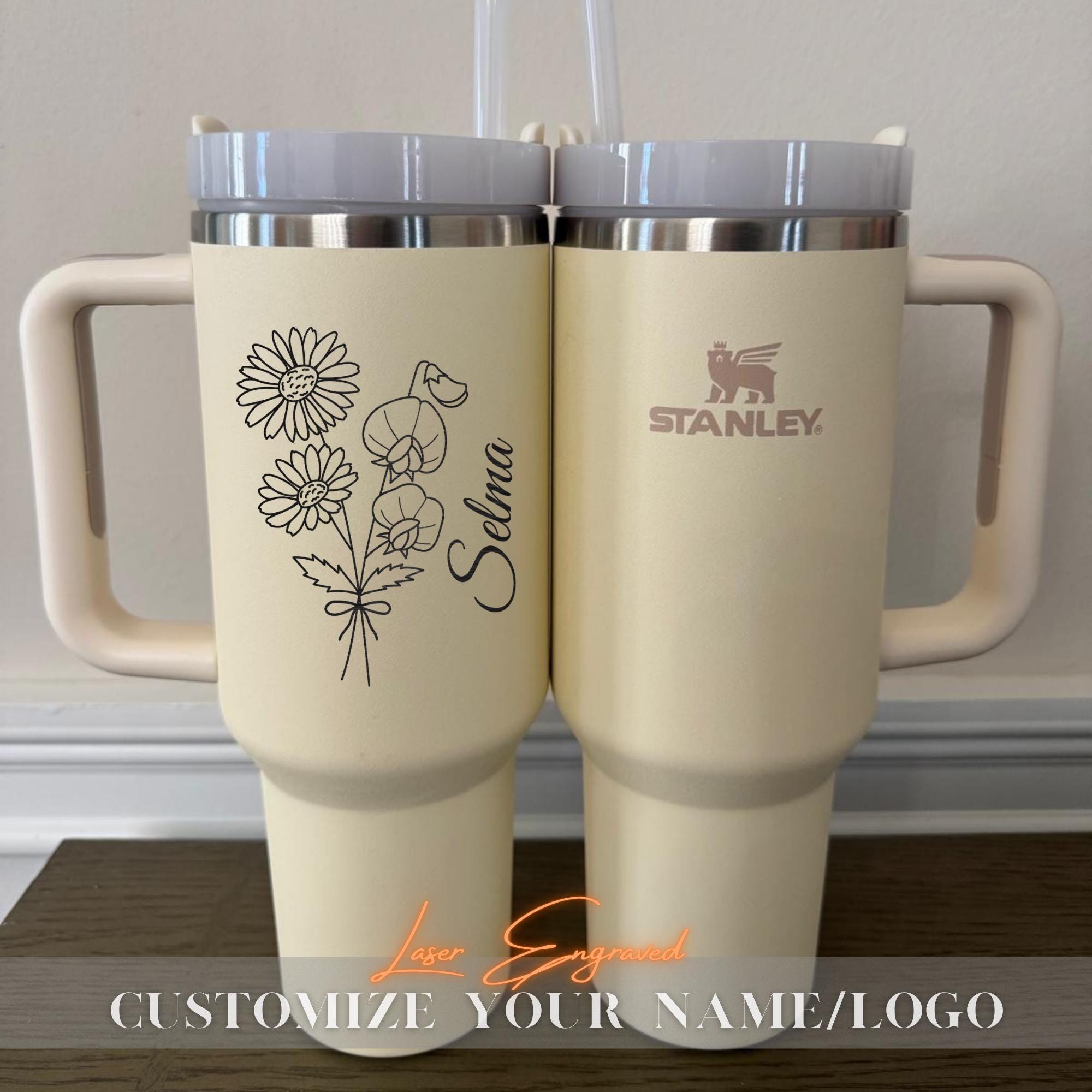 Custom Name Stanley 40oz Tumbler, Bachelorette Party, Custom Bottle, Water Bottle, Personalized Bottle, Personalized Gift, Bridesmaid GIft