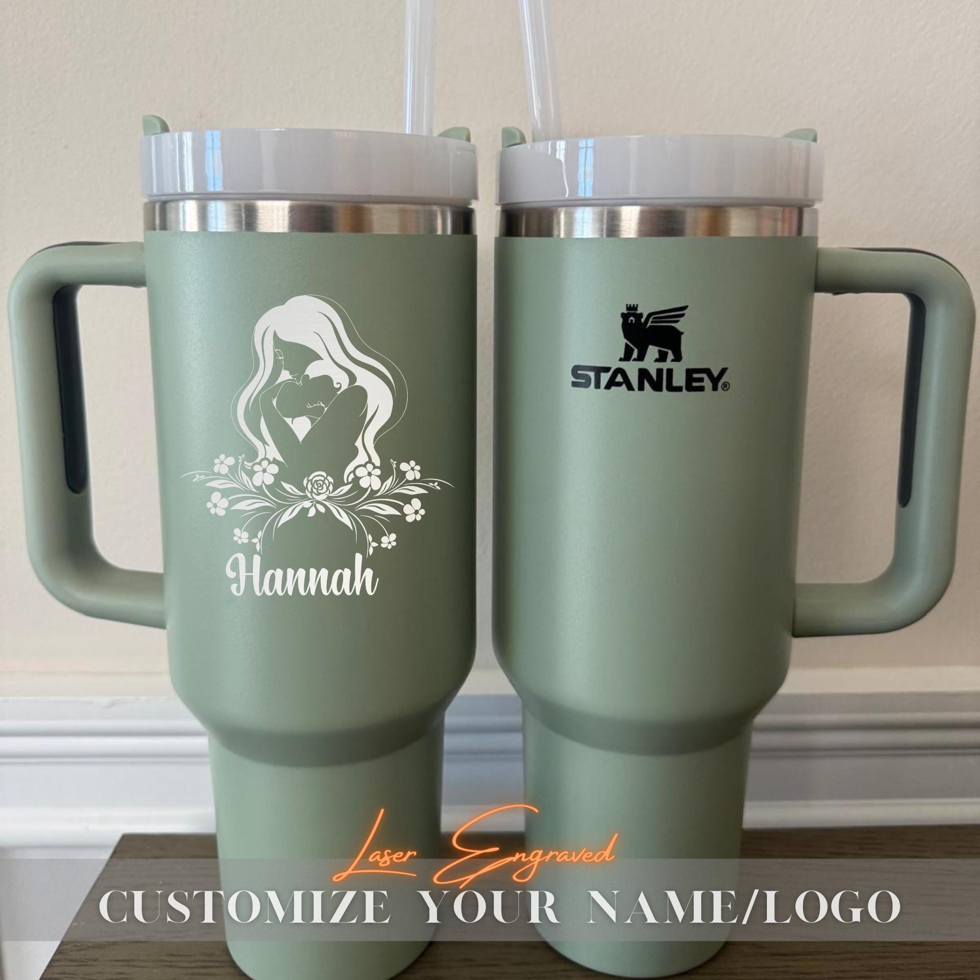 Mom Tumbler 40oz Personalize Mama Gift For Mother's Day Tumbler Custom Cup Personalized For Mom 40oz Tumbler Personalized Gift For Mom