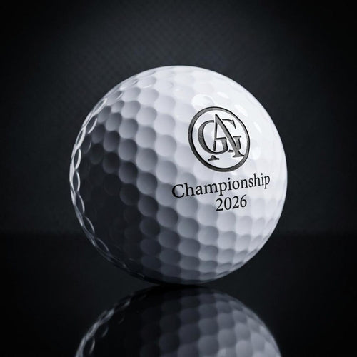 Personalized Golf Balls Pack of 2 Premium 4 Piece Construction Gift for Dad Custom Engraved