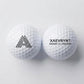 Personalized Golf Balls Pack of 2 Premium 4 Piece Construction Gift for Dad Custom Engraved