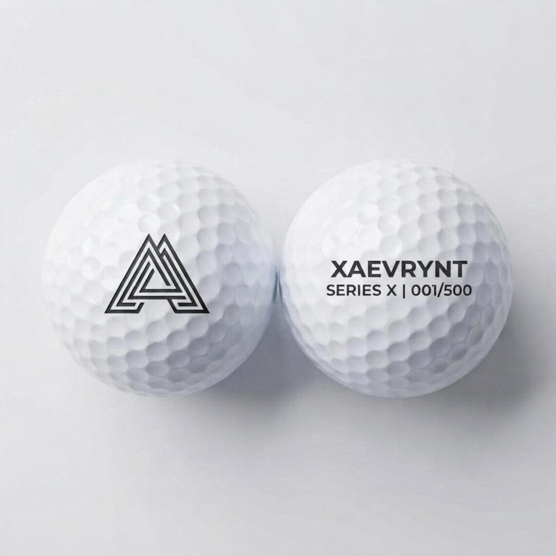 Personalized Golf Balls Pack of 2 Premium 4 Piece Construction Gift for Dad Custom Engraved