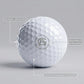 Personalized Golf Balls Pack of 2 Premium 4 Piece Construction Gift for Dad Custom Engraved