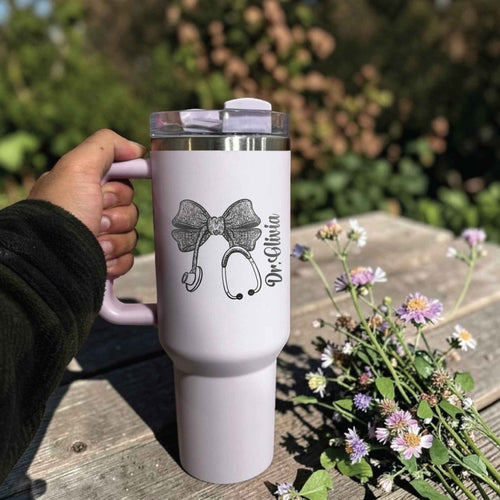 Nursing School Graduation Gift | Personalized Stanley 40oz Tumbler | Custom Engraved Class of 2026 - Us Engravo