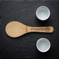 Personalized Bamboo Rice Paddle Non Stick Wooden Serving Spoon Housewarming Gift Custom Engraved - Us Engravo
