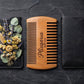 Personalized Beard Comb Peach Wood with Leather Case Gift for Him Custom Engraved - Us Engravo
