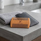 Personalized Beard Comb Peach Wood with Leather Case Gift for Him Custom Engraved - Us Engravo