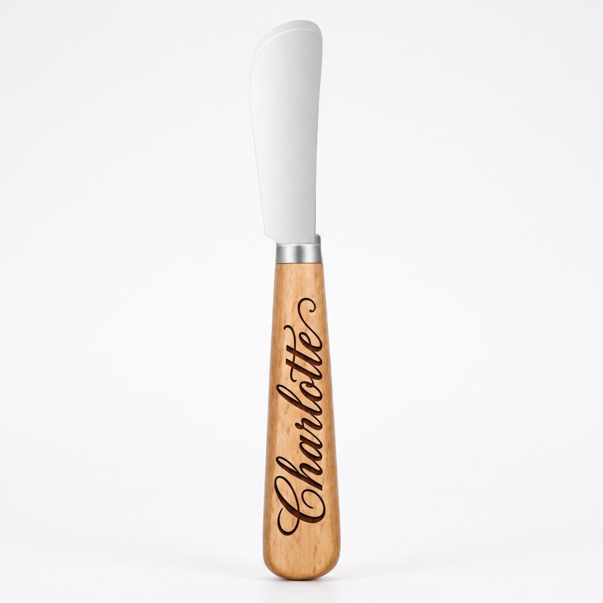 Personalized Butter Knife Spreader Wooden Handle Cheese Knife Housewarming Gift Custom Engraved - Us Engravo