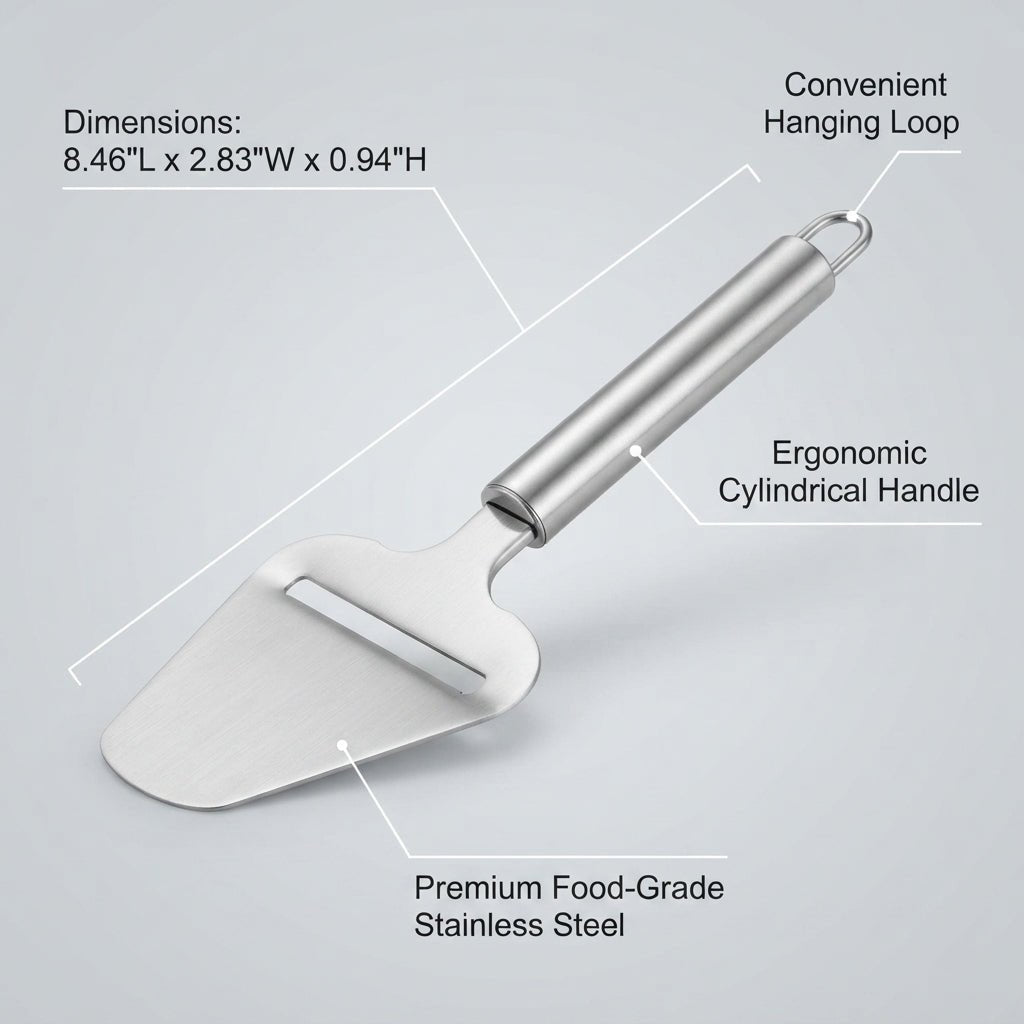 Personalized Cheese Slicer Stainless Steel Handheld Cutter Housewarming Gift Custom Engraved - Us Engravo