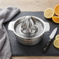 Personalized Citrus Juicer Stainless Steel Manual Hand Press Lemon Squeezer with Bowl Custom Engraved - Us Engravo