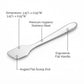 Personalized Makeup Spatula Stainless Steel Cosmetic Cream and Skincare Applicator Custom Engraved - Us Engravo