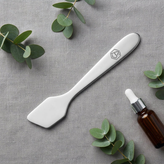 Personalized Makeup Spatula Stainless Steel Cosmetic Cream and Skincare Applicator Custom Engraved - Us Engravo