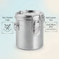 Personalized Paint Brush Washer Stainless Steel Airtight Cleaner for Oil and Acrylic Painting Custom Engraved - Us Engravo