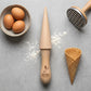 Personalized Pizzelle Roller Wooden Cream Horn and Waffle Cone Mold for Baking Custom Engraved - Us Engravo