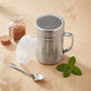 Personalized Powdered Sugar Shaker Stainless Steel Fine Mesh Duster with Handle for Baking and Coffee Custom Engraved - Us Engravo