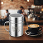 Personalized Powdered Sugar Shaker Stainless Steel Fine Mesh Duster with Handle for Baking and Coffee Custom Engraved - Us Engravo
