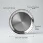 Personalized Ring Dish Silver Stainless Steel Round Trinket Tray Wedding Gift Custom Engraved - Us Engravo