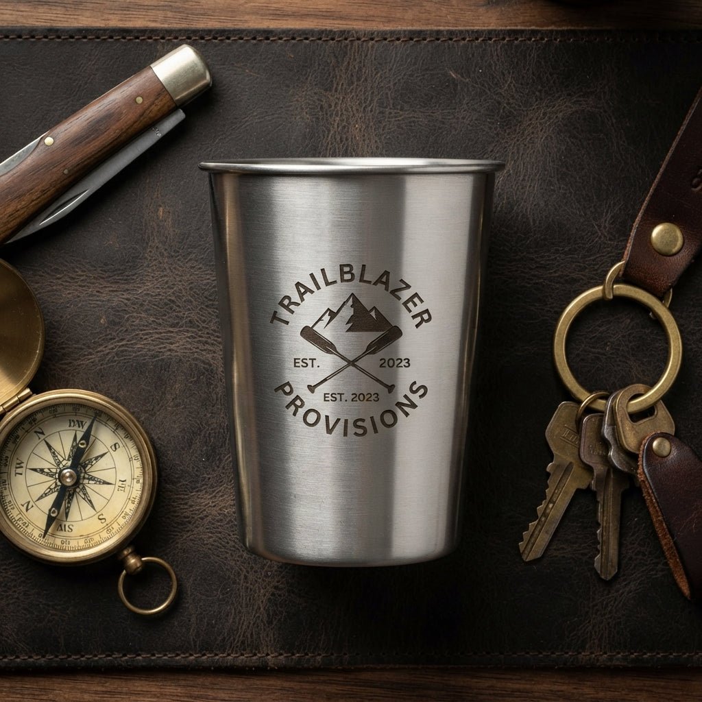 Personalized Stainless Steel Cup Shatterproof Metal Tumbler for Home and Travel Custom Engraved - Us Engravo