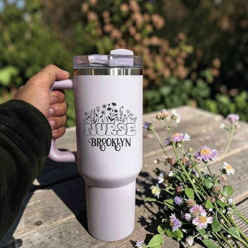 Personalized Stanley 40oz for Doctors & Practitioners | Custom Engraved MD, NP, PA Gift - Us Engravo