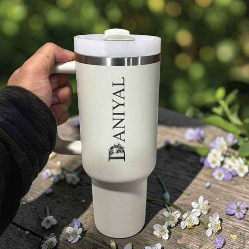 Personalized Stanley 40oz Quencher Custom Laser Engraved Name, Logo or Monogram Permanent Gift for Birthdays,